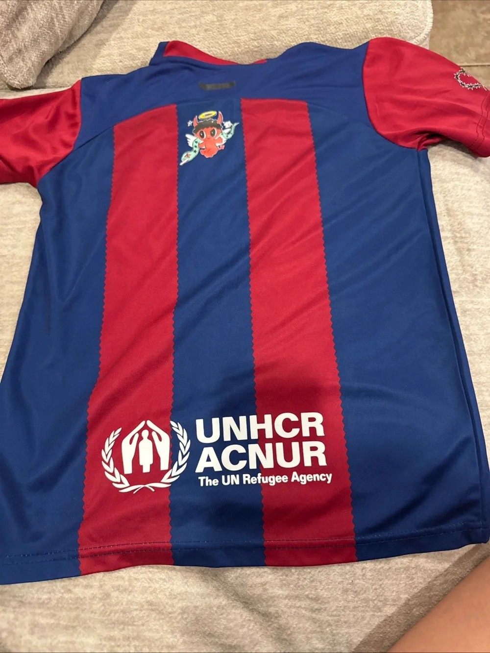 Nike Youth FC Barcelona Karol G Home Jersey size 26 (xs-s adult)